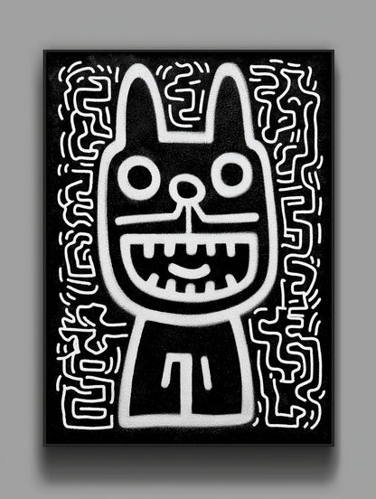Graffiti Street Cats Pet Painting | GP001 GP002 GP003