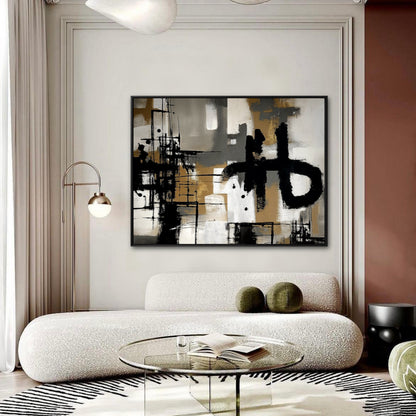 Abstract City Landscape Art Painting | AL034