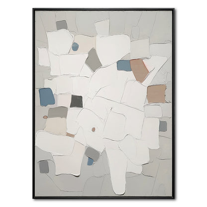 Abstract Cozy Geometric Landscape Art Painting | AL052