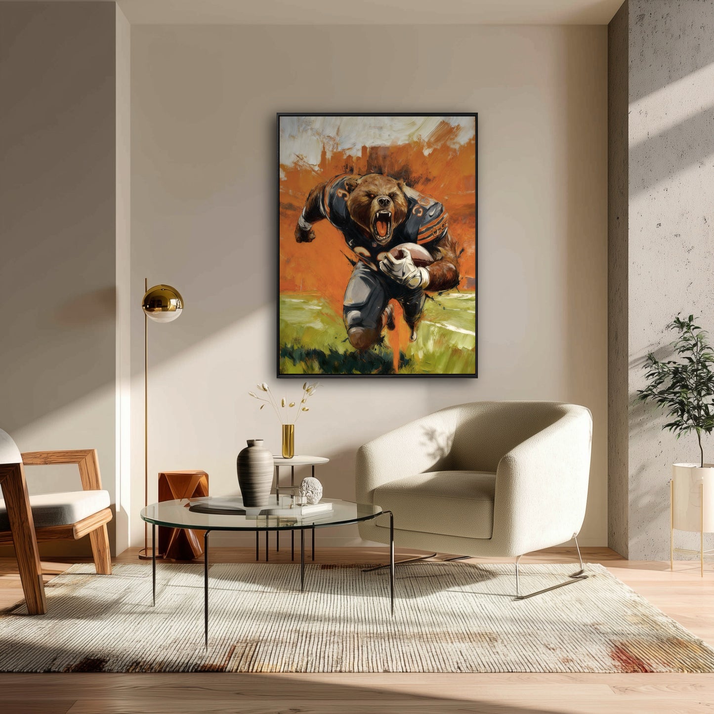 Realistic Untamed Spirit Portrait Art Painting | RP011