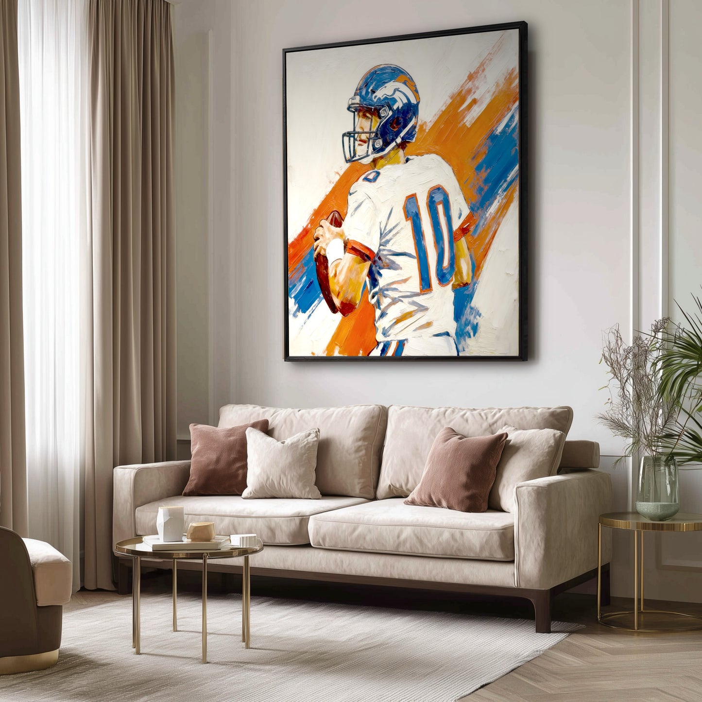 Realistic Intense Portrait Art Painting | RP006