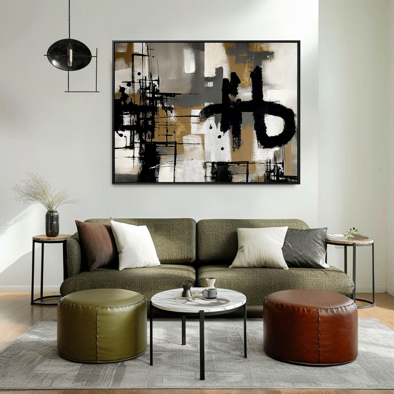 Abstract City Landscape Art Painting | AL034