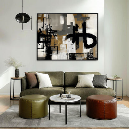 Abstract City Landscape Art Painting | AL034