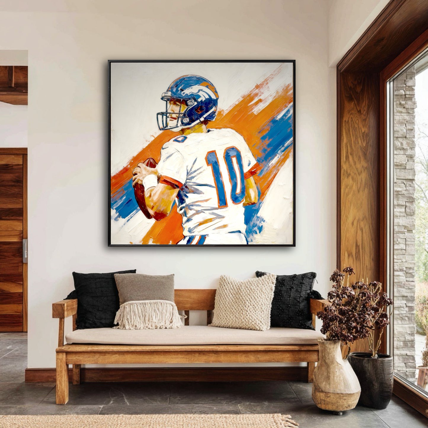 Realistic Intense Portrait Art Painting | RP006